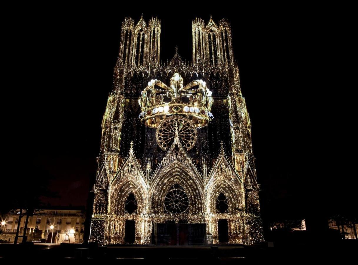 Les Rotins - Logements Climatises - Cathedrale A 2 Pas Reims Zewnętrze zdjęcie